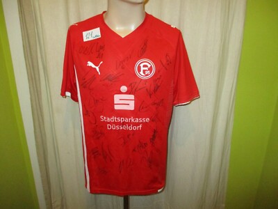 Fortuna Düsseldorf Puma Trikot 2009/10 ''Stadtsparkasse'' + Handsigniert Gr.M Neu