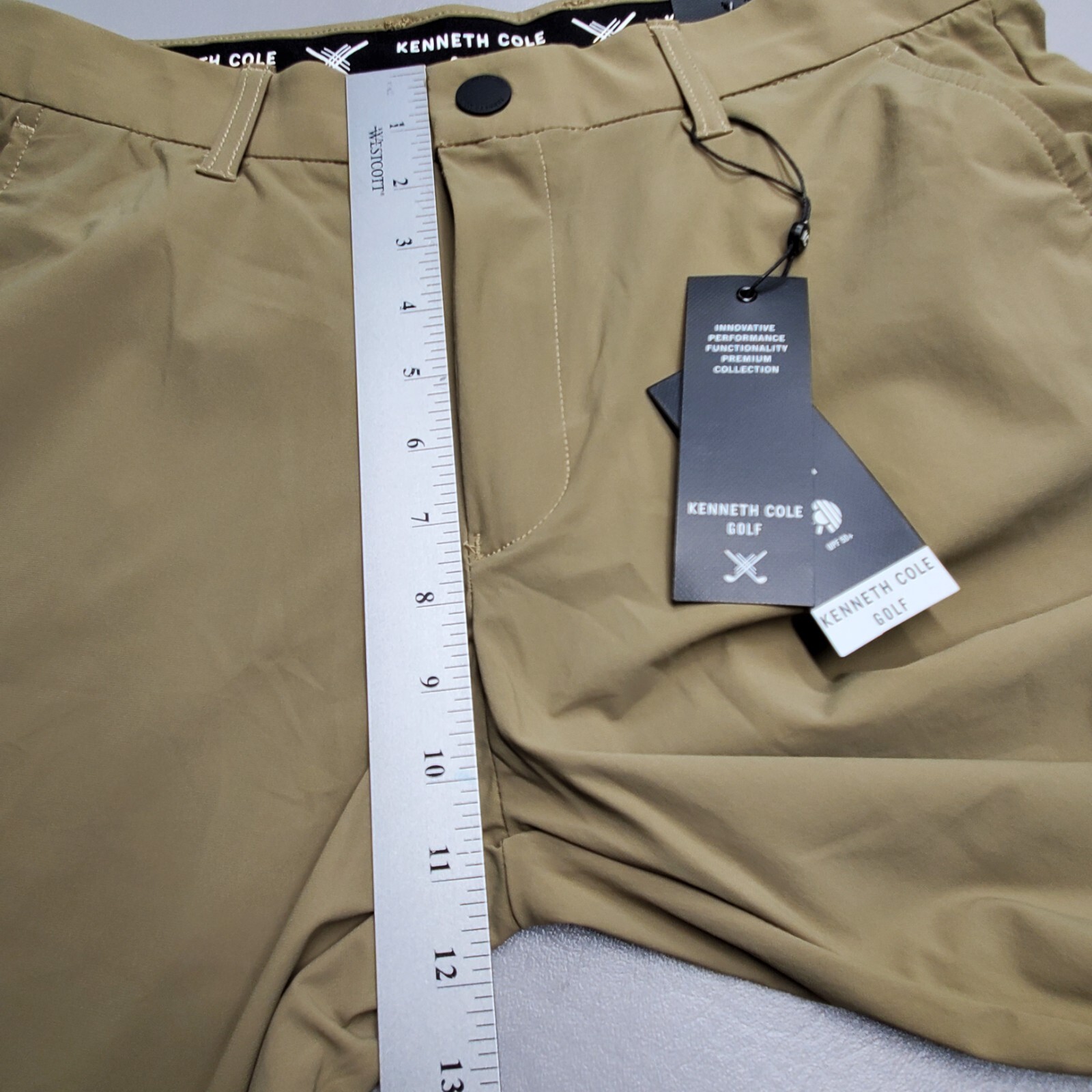 Cole Golf Pants Lightweight Stretch UPF 50+ Wicking Dark Khaki