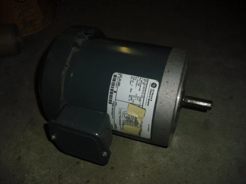 GE AC Motor 5K42HN4100 K254 1/2 HP, 208-230/460VAC 3ph 1725 RPM 56C