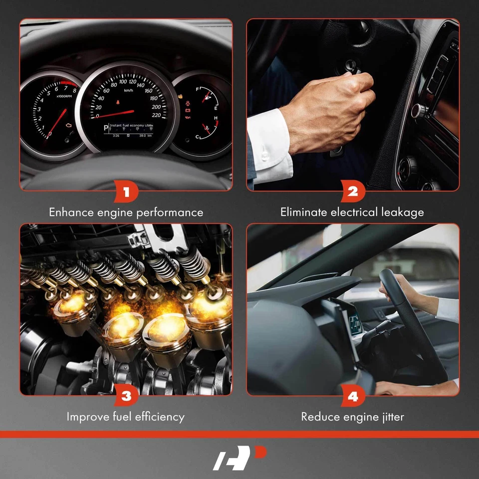 Juego de 5 juegos de cables de bujías para International Harvester Scout 1961-1971 M1100 Foto 2 de 4