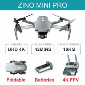 Hubsan Zino PRO 4 km Drone GPS 4K FPV 5 g App Auto 3 Axe Cardan Pliable +2  Batterie | eBay