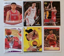 Yao Ming (8) Card Lot: Topps, Fleer Ultra, Fleer Hot Prospects, Upper Deck