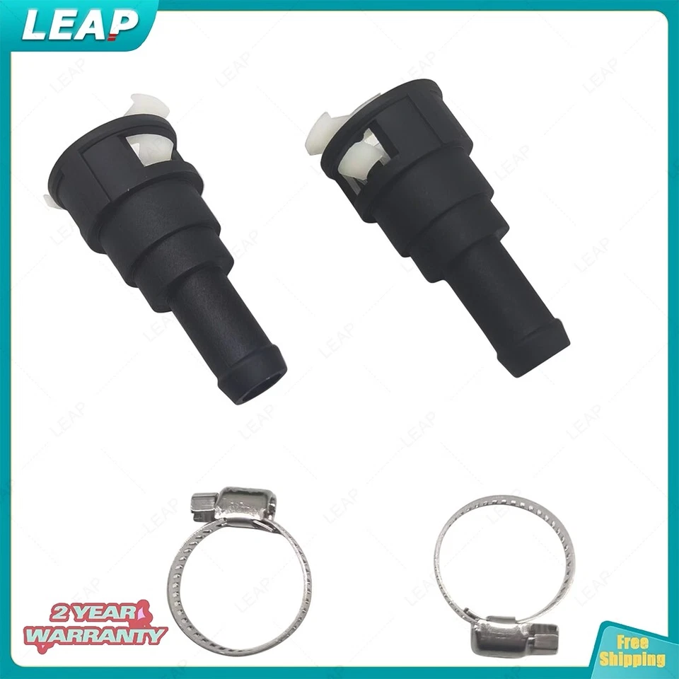 Conector de manguera de calefacción 2 piezas para Ford Branco Ranger Lincoln LS Aviator 800-404 Foto 3 de 4