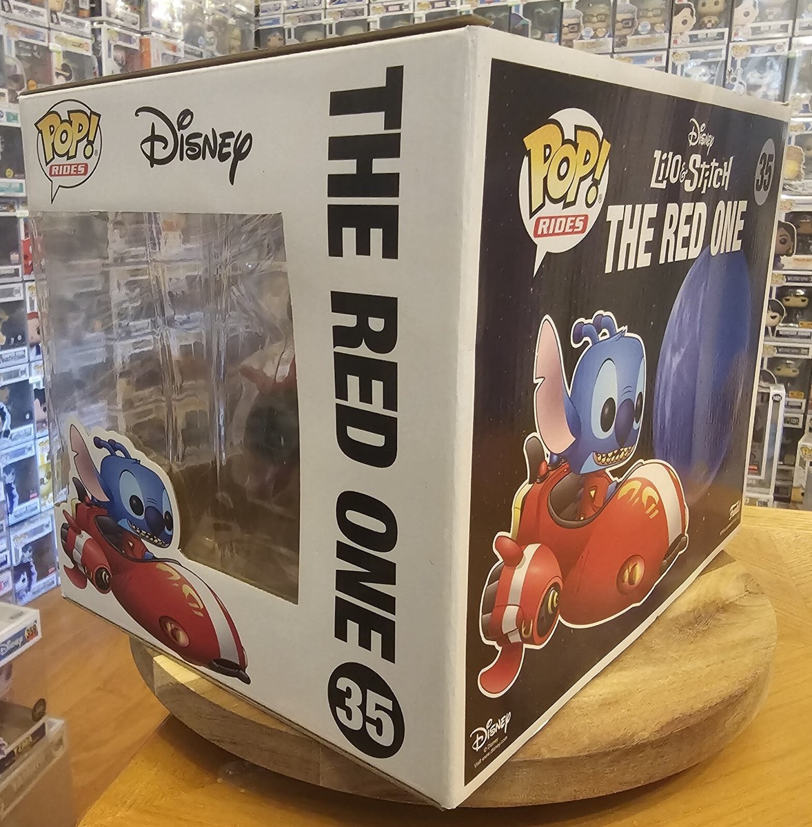Funko Pop Disney Rides Lilo & Stitch The Red One #35 Box Lunch