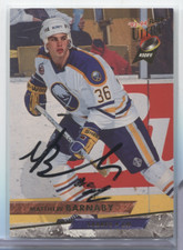 Matthew Barnaby Sabres Autographed 1993-94 Fleer Ultra RC #13 COA 061824MLCD126