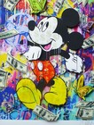 Ben Allen Papillon Mickey Dessin Signé Art Urbain ARTISTE UK Art Disney Art
