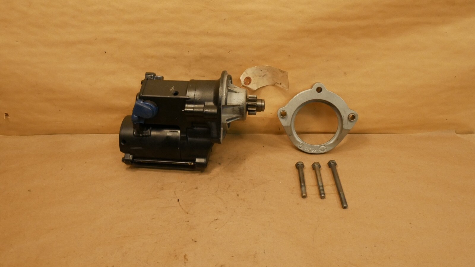 Original Ferrari 355 Starter Motor 155166 w Support Bracket 155873 Dtd 93