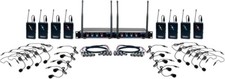 VocoPro Digital-Quad Play-8, 8 Eight Channel UHF Hybrid, XLR, Combo