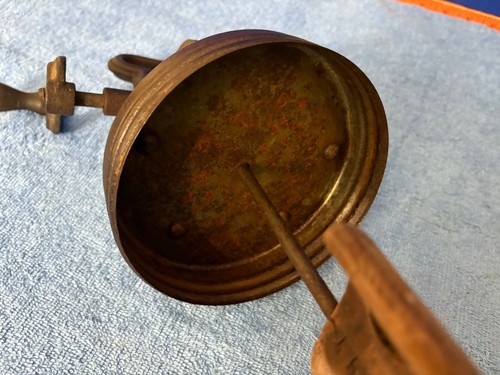 Antique Butter Churn Glass Jar Hand Crank  WOODEN PADEL IS BROKEN - Picture 14 of 18