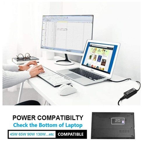 For HP Model 15 Laptop Charger 15-da 15-db 15-dq 15-dy Power Supply Cord 45W - Picture 8 of 8