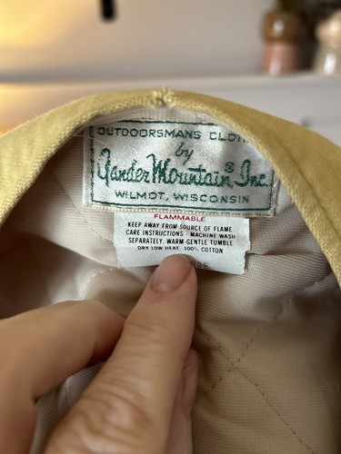 VTG Gander Mountain Mens Hunting Utility Vest Medium 50's 60's Tan Khaki XL - Picture 4 of 5