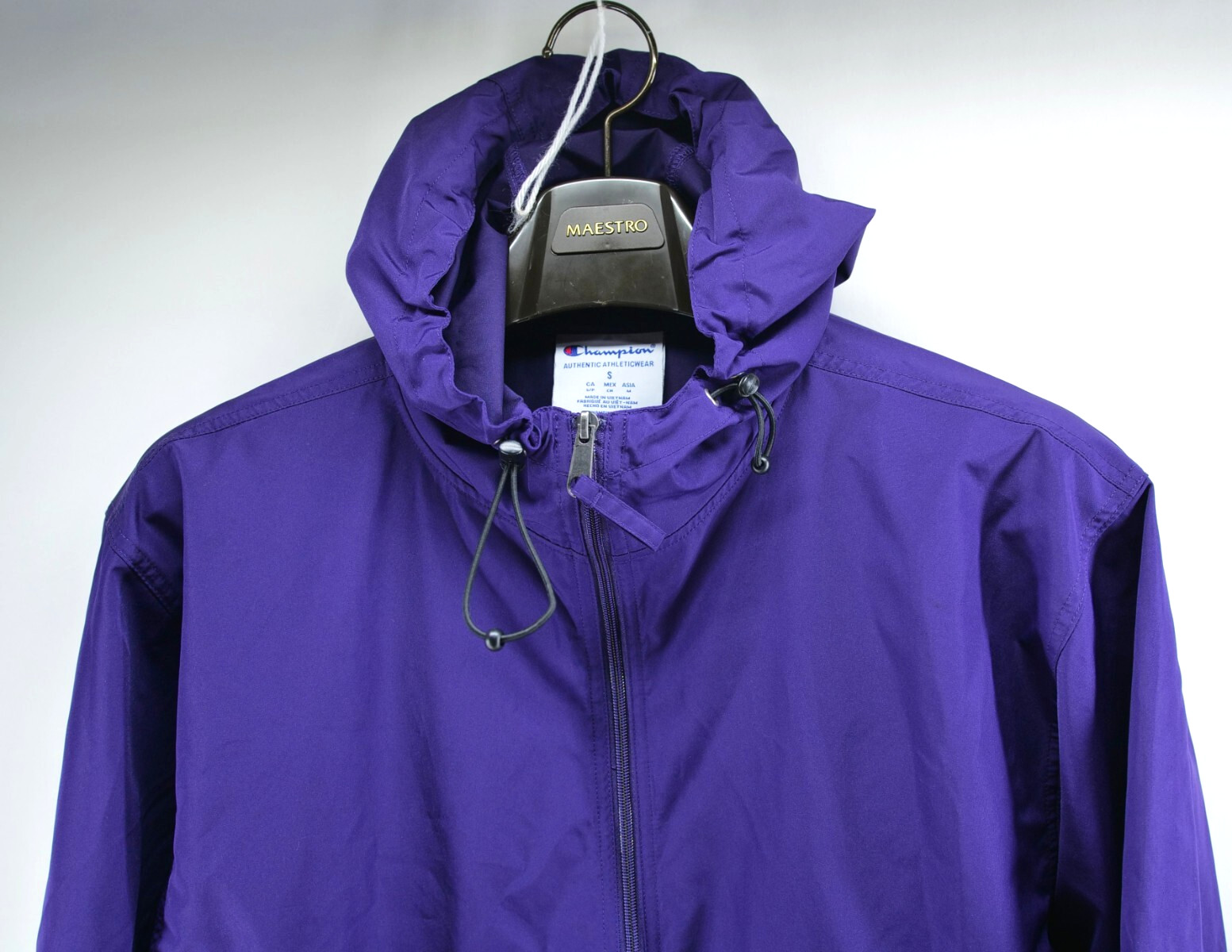 Champion Packable Jacket Raincoat Windbreaker Sma… - image 2