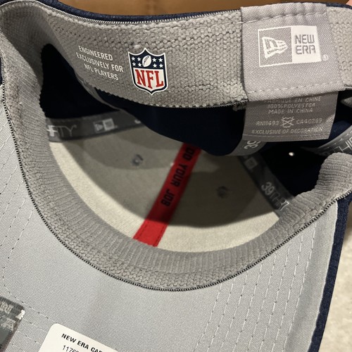 Gorra de carretera New England Patriots New Era 39THIRTY NFL línea lateral oficial mediana/grande - Imagen 6 de 7