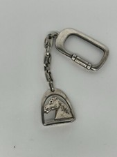 925 Silver Horse Keychain