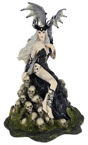 9 1/2" Mad Queen Nene Thomas Gothic Dragon Fantasy Statue Hand Painted - Picture 2 of 5