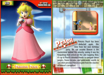 PRINCESS PEACH #5 Hero Super Mario Bros. Wii 2010 Enterplay