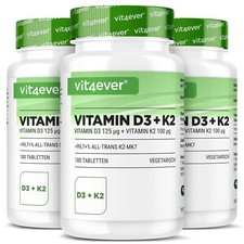 180 - 540 Tabletten Vitamin D3 5000 I.E. + Vi...