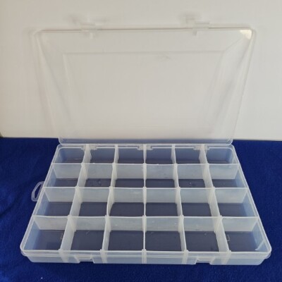 24 Compartment Adjustable Fishing Lure Tackle Box Jewelry Storage Organizer | eBay 24 Compartment Adjustable Fishing Lure Tackle Box Jewelry Storage Organizer | eBay
