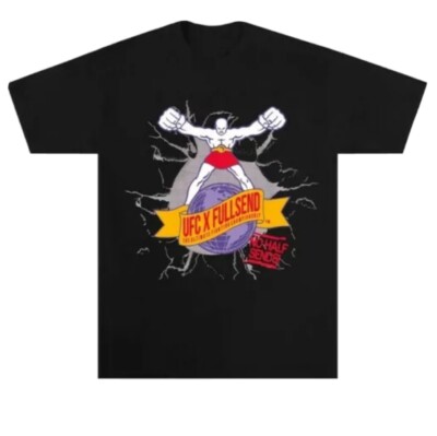 Full Send x UFC No Half Sends Tee - Size Medium | eBay