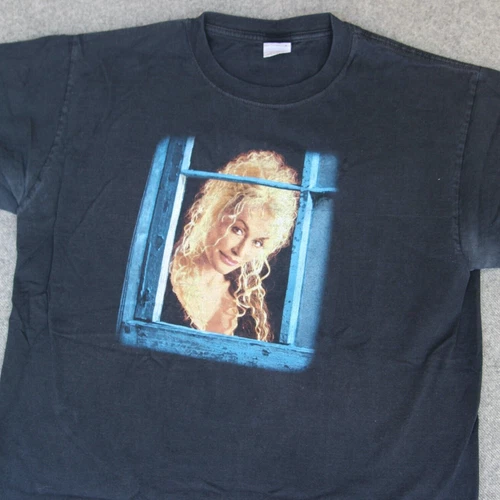 Dolly Parton Band Tee 2005 VINTAGE TOUR Concert Merch Countr 2000s vintage concert t-shirt, vintage, single stitch, B+ condition