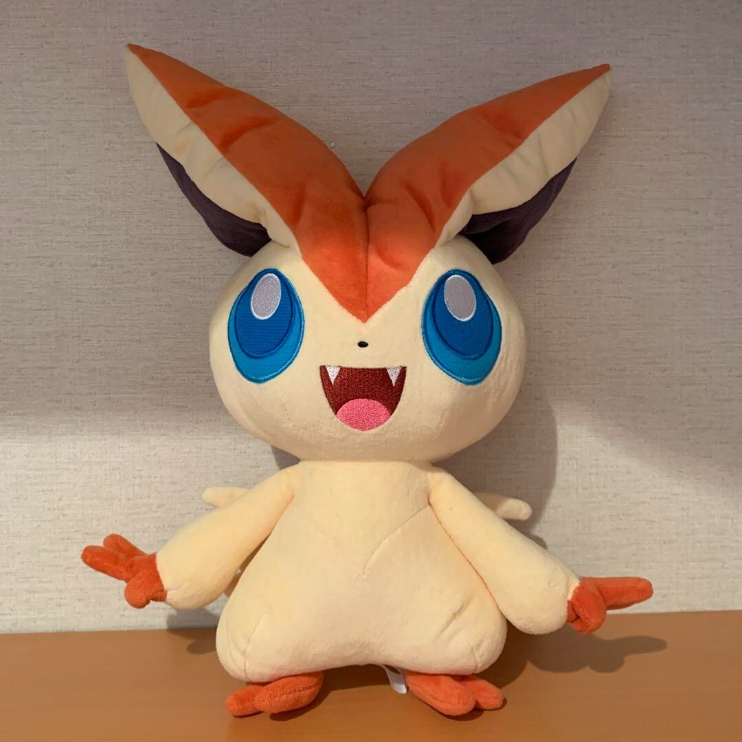 Pokemon Victini tamaño natural relleno Japón juego de anime coleccionista *us...