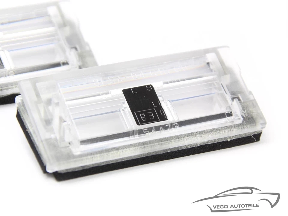 2x ORIGINAL LICHTSCHEIBE ABDECKUNG KENNZEICHENLEUCHTE FÜR BMW 3er E46  - Bild 2 von 3