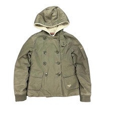 Women’s Vintage 2000s Olive Green Embroidered Roxy Jacket.