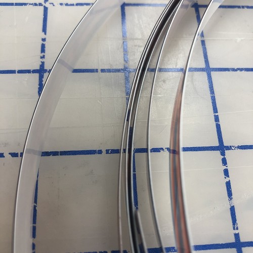 Faded Red Psychedelic Mod Drum Wrap Hoop Inlay 1/2 Zoll (passt bis zu 22 Zoll 2er-Set) - Bild 3 von 4