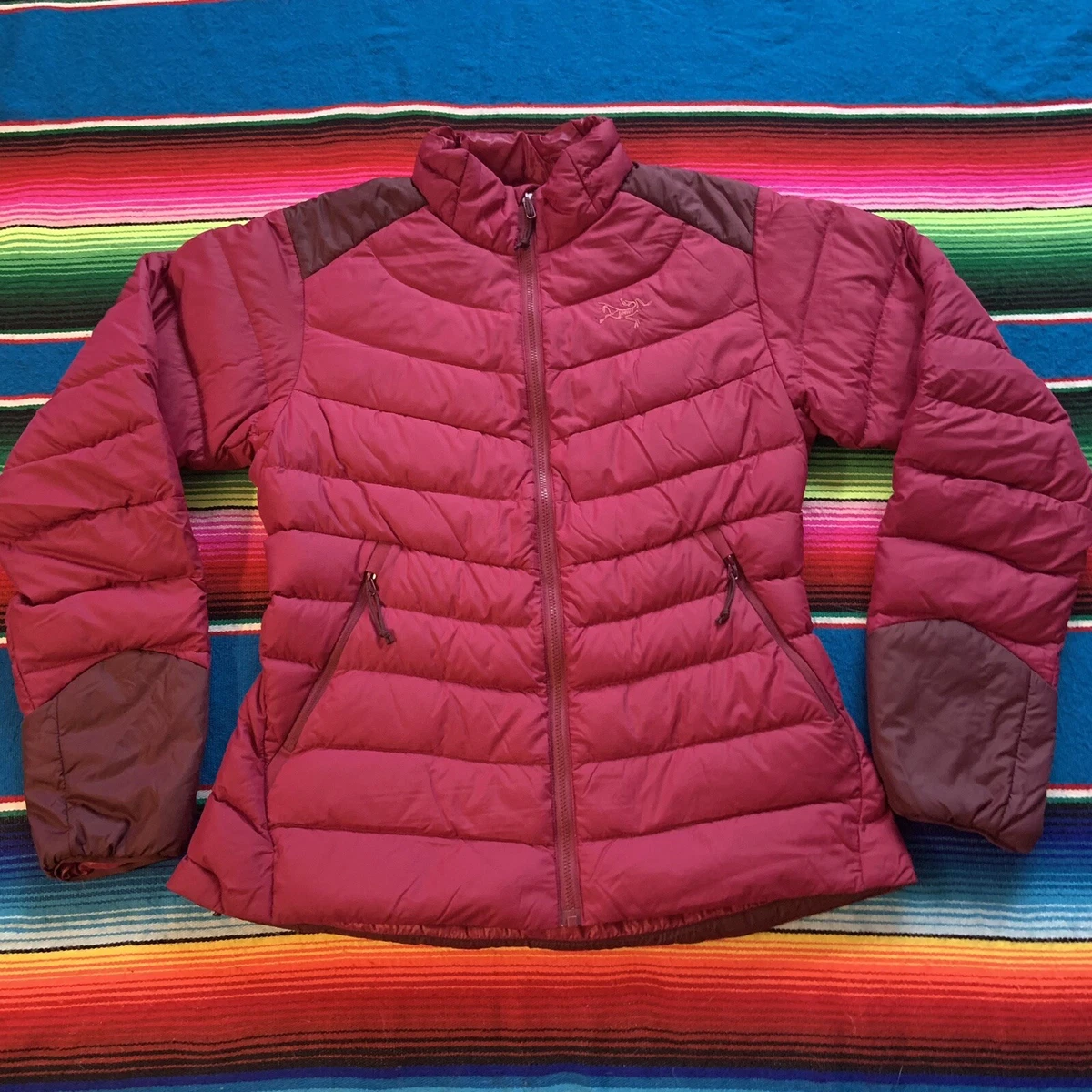 Arcteryx Womens Puffer Jacket Pink purple Size Small eBay