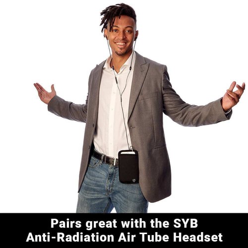 SYB Phone Pouch, Cell Phone EMF Protection Sleeve for Phones up to 3.25" Wide - Picture 4 of 22