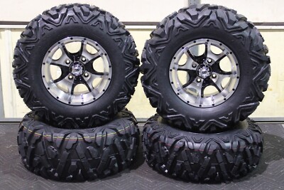 YAMAHA GRIZZLY 660 25'' QUADKING ATV TIRE & COBRA M/B WHEEL KIT IRS1CA BIGGHORN