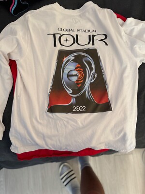 The Weeknd After Hours Till Dawn Tour White Long sleeve Shirt Size XL