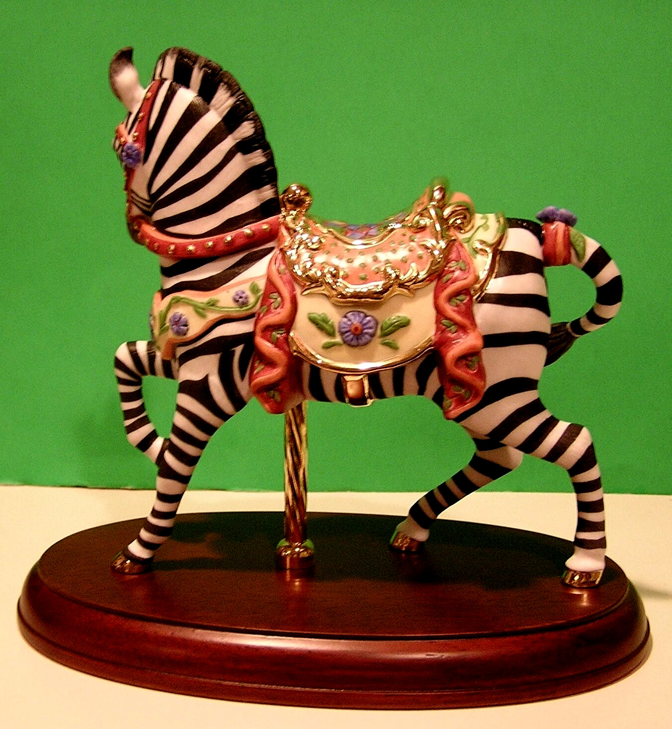 LENOX ZEBRA CAROUSEL -- -- Horse sculpture -- -- NEW in BOX with COA