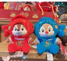 Authentic Shanghai Disney Lunar New Year Chip and Dale Couple Plush doll
