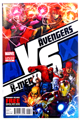 Marvel: The Avengers vs The X-Men #1-6 limited series (complete set) NM & Unread - Picture 7 of 7