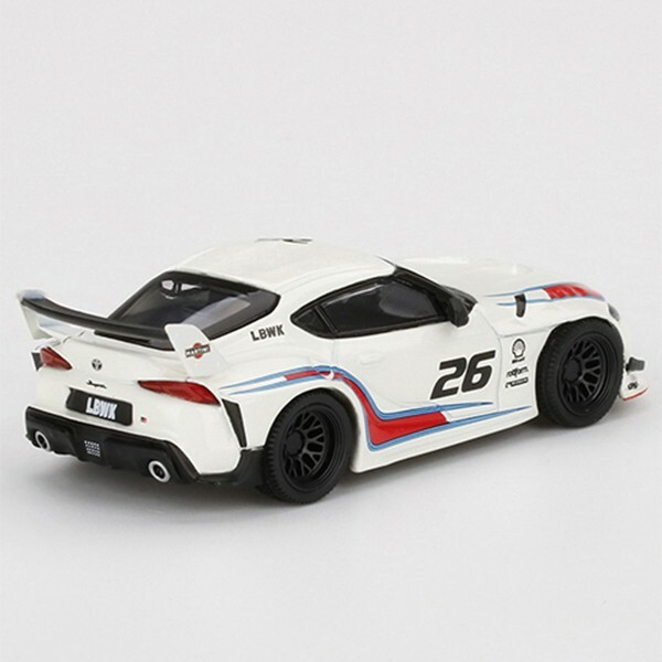 Mini GT LBWK LB Works Toyota GR Supra #26 Martini Racing 1