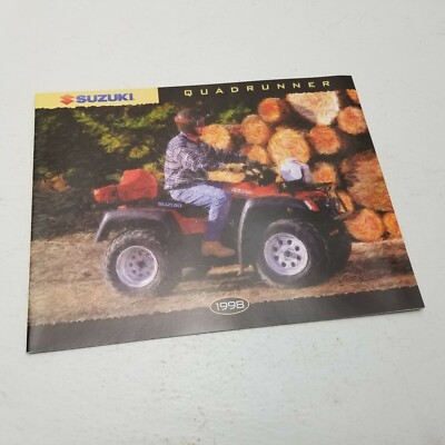 1998 Suzuki Quadrunner Catalog Sales Brochure Advertising 8.5x11  LT LTF King...