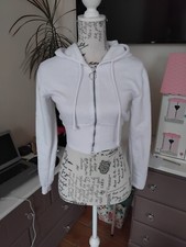 White Cropped Hoody 6
