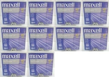 10 Maxell DLT-IV 40 GB DLT Tapes 183270 1/2" Tape Cartridge Made in Japan