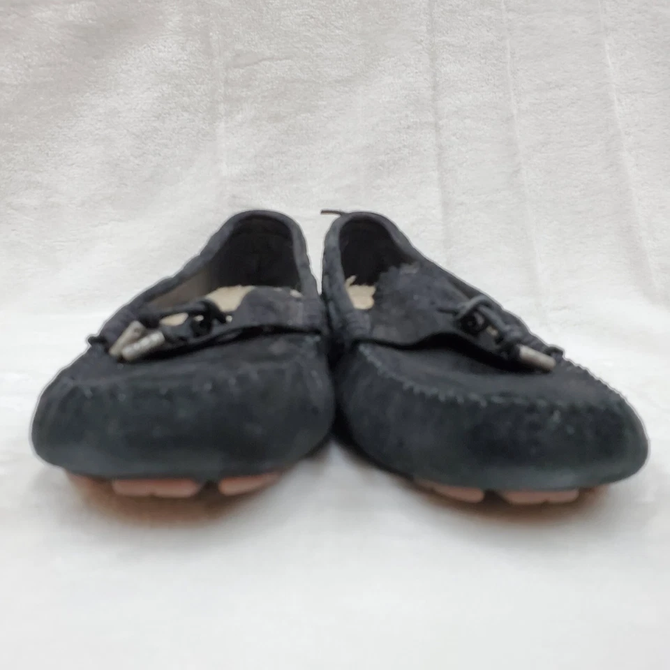 Zapatos UGG Para Mujer Talla 8 Negros Zapatilla Mocasines Sin Cordones Borlas Comodidad 1003539 Foto 3 de 4