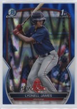 2023 Bowman Chrome Prospects Blue RayWave Refractor 20/150 Lyonell James 0au4