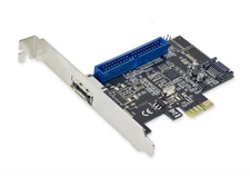 Opem bpx1 Port IDE & 1 Port SATA III - 1 Port eSATA III PCI-e 2.0 x1 RAID Card