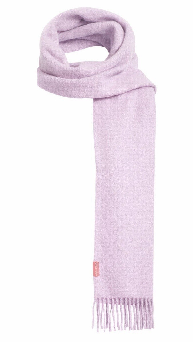 KUNA Alpaca Scarf ADRIAN Made of 100% Baby Alpaca Lavander Color
