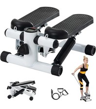 Sunny White Mini Stepper mit Übungsbändern für Heimtraining