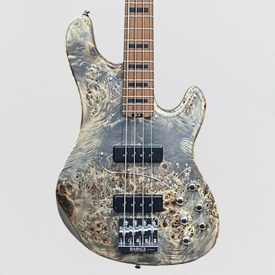 Cort GB-Modern 4 String Electric Bass Guitar - Open Pore Charcoal Gray