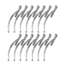 30Pcs Durable Silver Window Screen Corner Spring Clips Flat Metal Screen Fixing