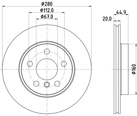 Hella Discofreno 8Dd 355 132-541 - Immagine 2
