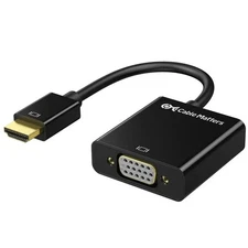 NEW Cable Matters Active Hdmi To Vga Male To Female Adapter 113046-Black
