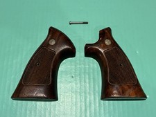Used Factory Smith Wesson N Frame Wood Target Grips Square Butt 29 629 27 28 Used Factory Smith Wesson N Frame Wood Target Grips Square Butt 29 629 27 28