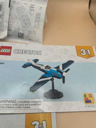 LEGO Creator 3 in 1 Aircraft Race Plane Toy 31160 Age 7+ - Brand New Damaged Box - Picture 7 of 7